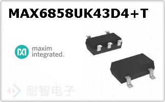 MAX6858UK43D4+T